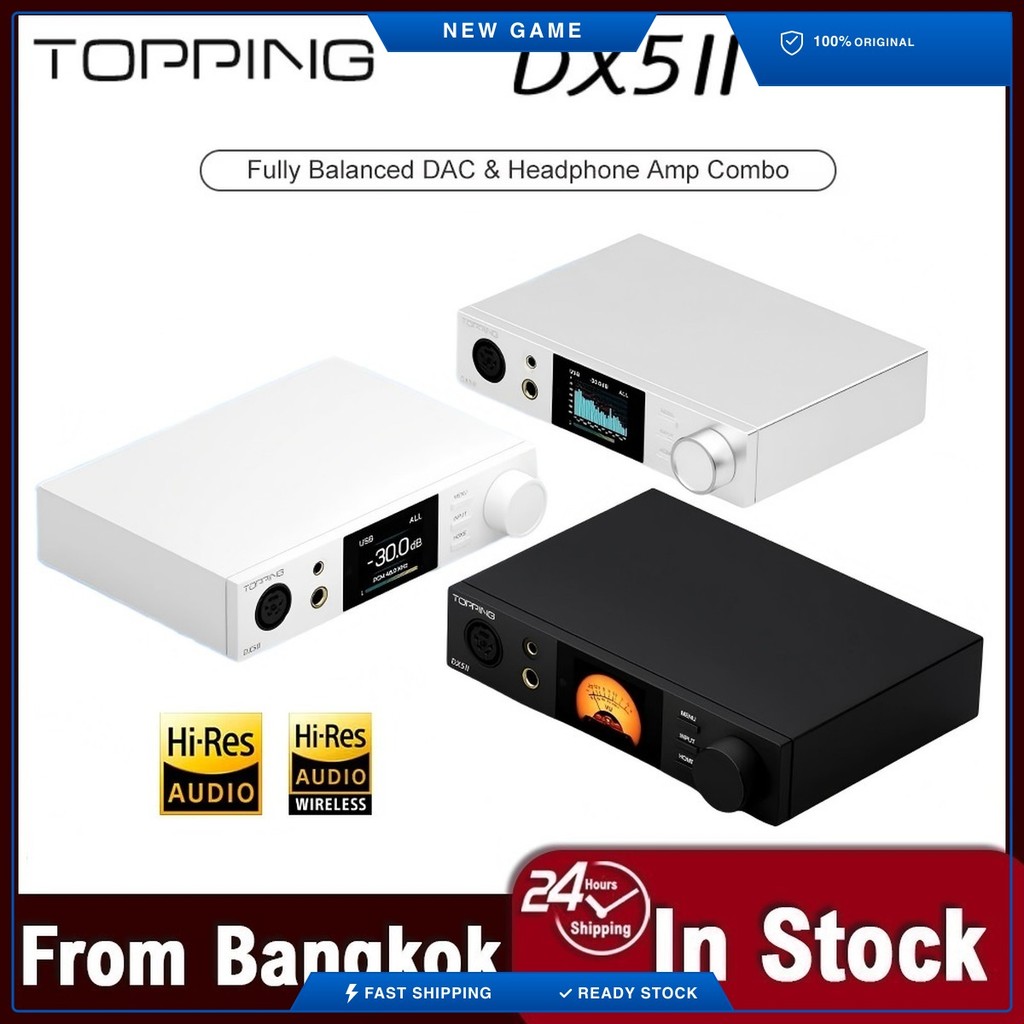 Ready Topping DX5 II ES9039Q2M X2 10-band high-percision Bluetooth LDAC