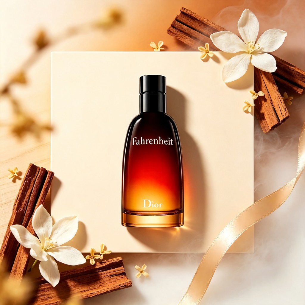 Dior Fahrenheit Gradient Amber ขวดแก้วผู้ชาย Eau de Parfum Warm Smoky Woody Citrus กลิ่นคลาสสิกผู้ใหญ่สุภาพบุรุษทุกวันกลิ่นหอม