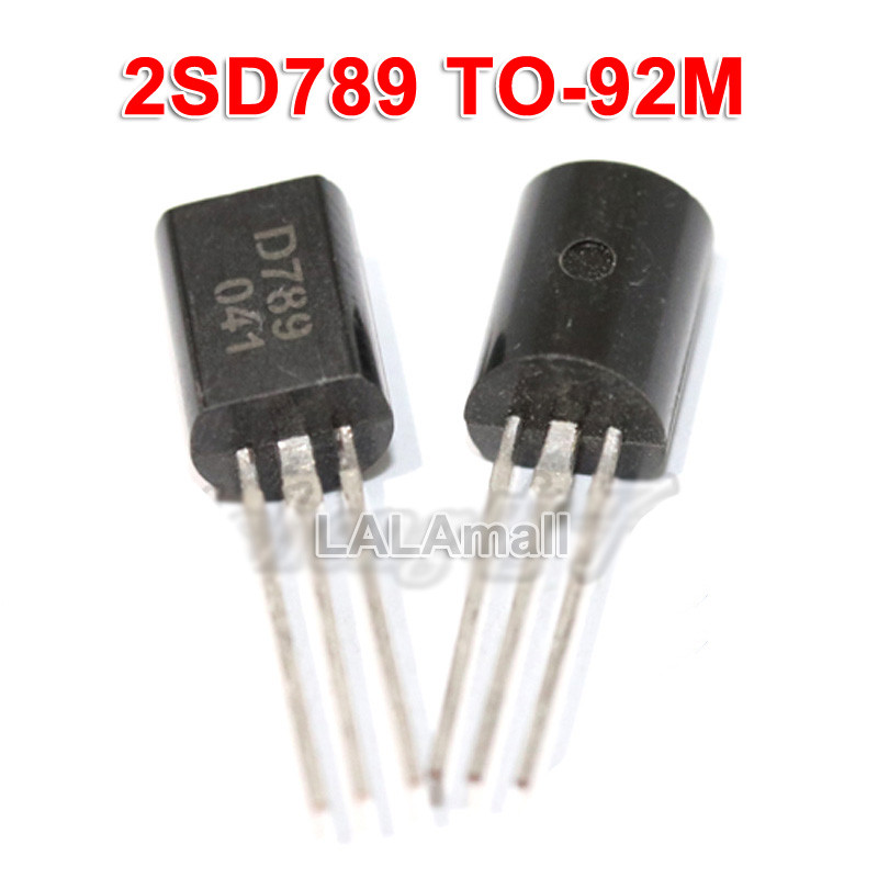 10 ชิ้น 2SD789 D789 TO-92M 100V/1A/0.9W ทรานซิสเตอร์ใหม่