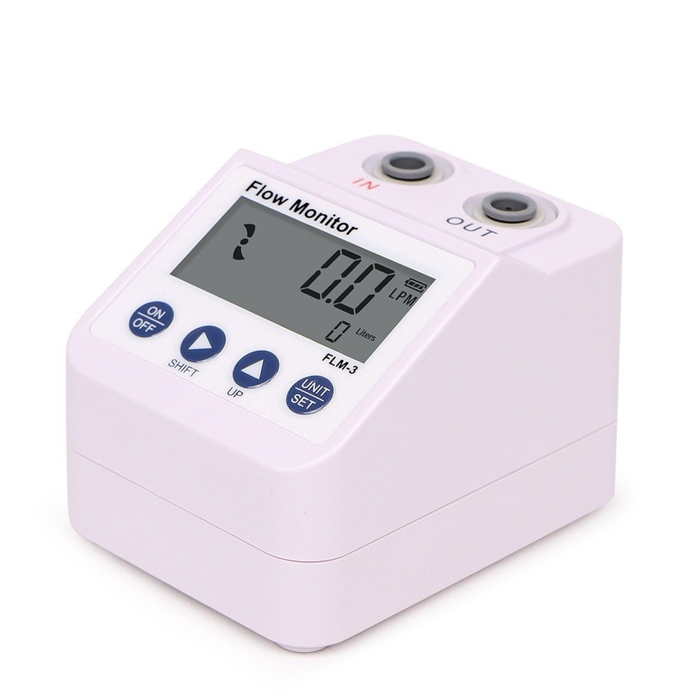 8NEWFLM-3 เครื่องวัดการไหลของน้ําแบบดิจิตอลจอแสดงผล LCD RO Purifier Filter Monitor