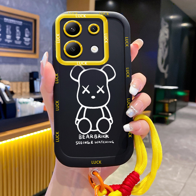 เคสสำหรับ Xiaomi Redmi Note 13 5G POCO X6 Neo 5G เคสโทรศัพท์หมีซิลิโคนสายคล้องกันกระแทก ราคา ถูกที่สุด ดีลบีเคเค แกลเลอรีภาพที่ 9