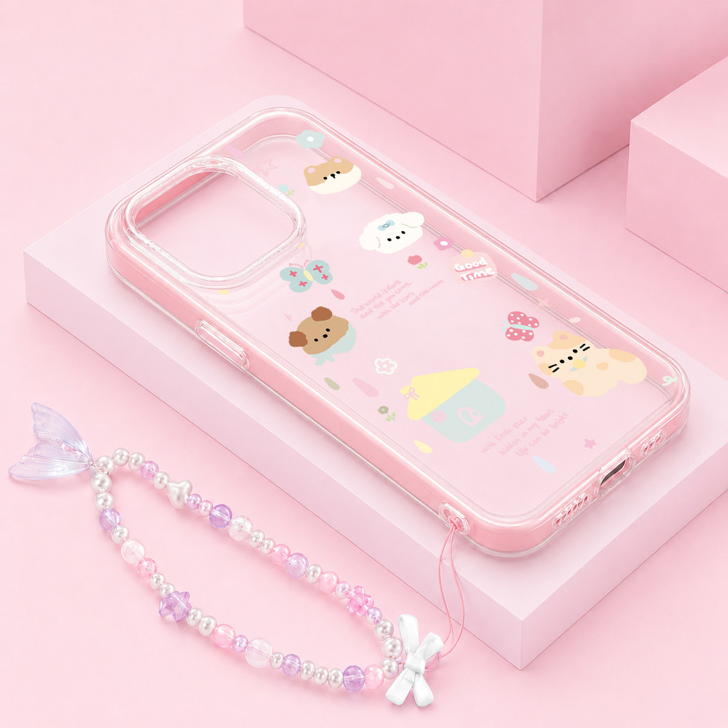 สุนัข [เคส Su Lu] เคส Realme Note 80 70 C85 Pro Note 60 60X C75X C75 C85 5G Ck0624 Clear กันกระแทกสา