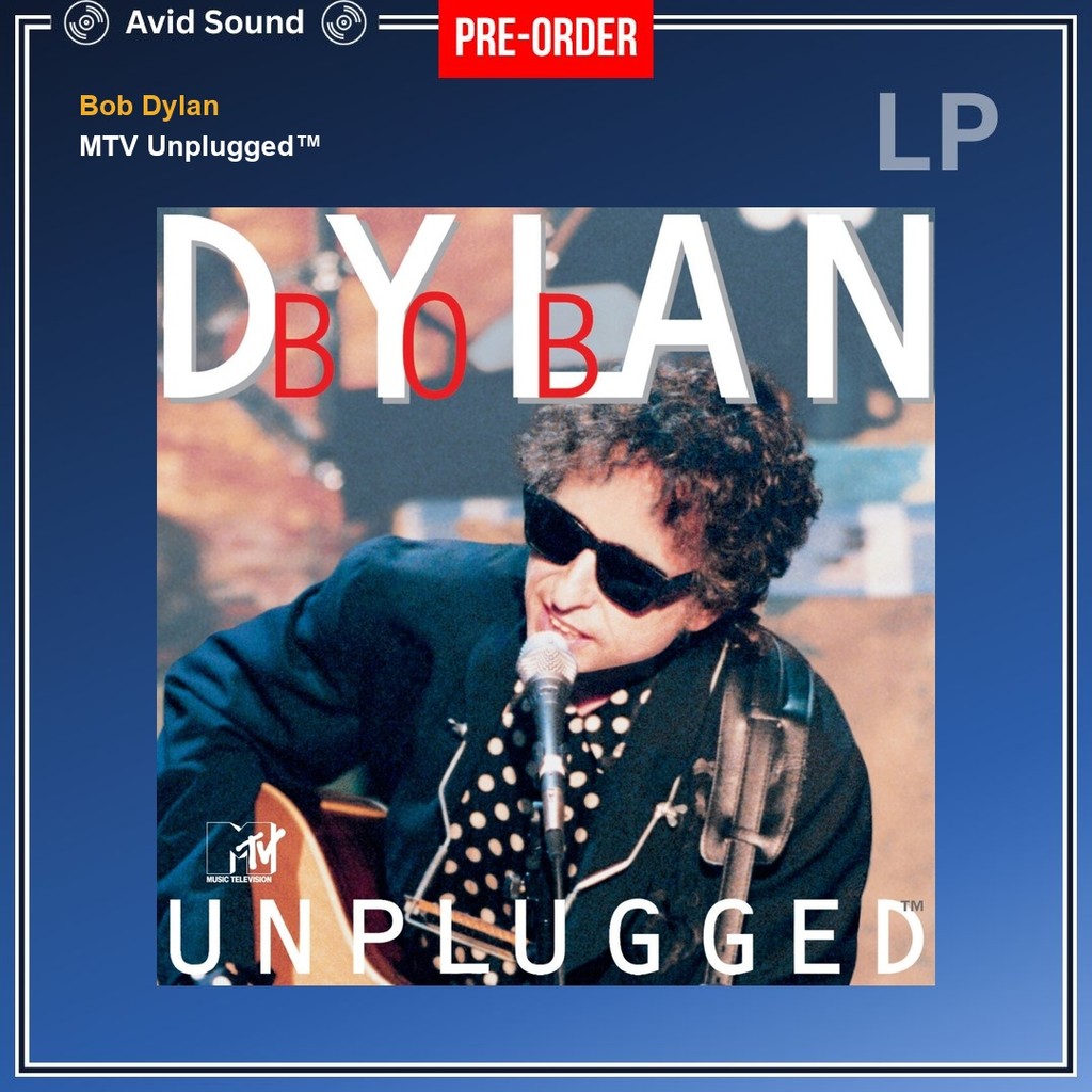 Pre-Order แผ่นเสียง Bob Dylan MTV Unplugged™ ใหม่ ซีล Bob Dylan Vinyl LP