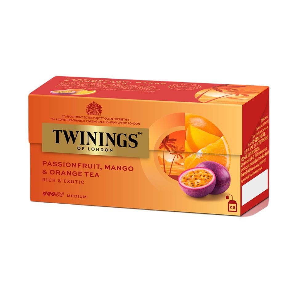 💥 ทไวนิงส์ ชาแพชชั่น แมงโก้ ออเร้นจ์ 50กรัม 🎐 TWININGS PASSION MANGO ORANGE TEA 50G. ✅ ชาและสมุนไพรช