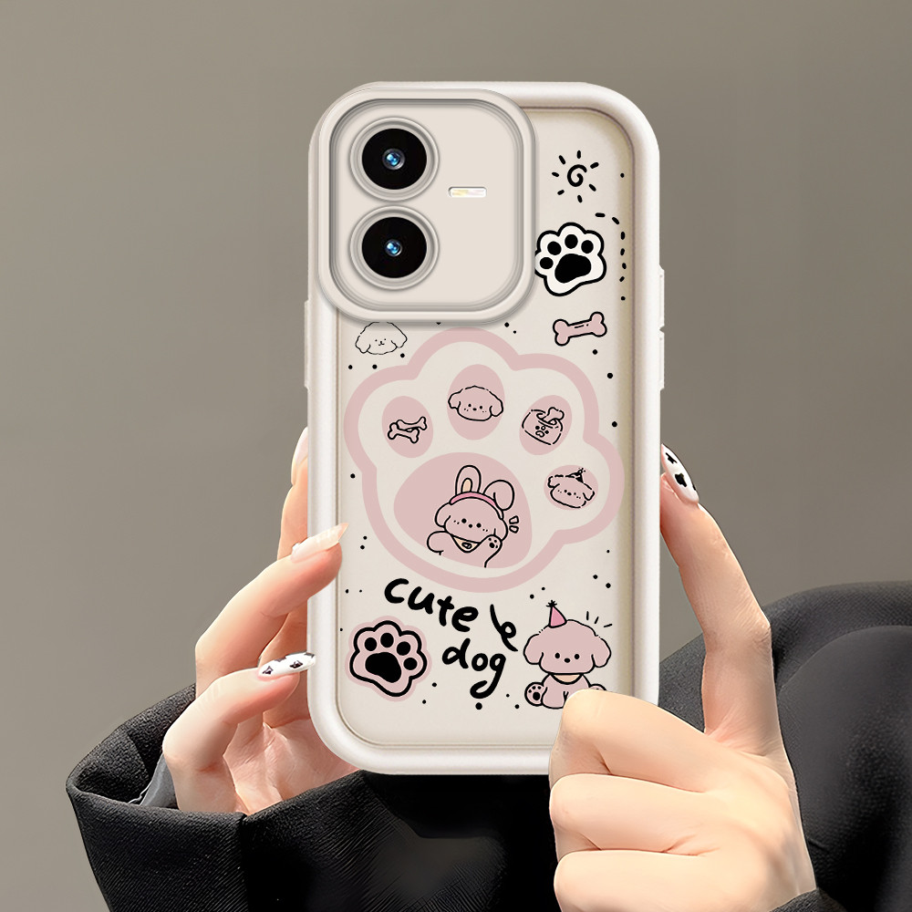 VIVO Y22 Y22S สําหรับ Softcase เคสโทรศัพท์ HP Cassing Kesing กระต่าย Cat Claw C8 2839 DLJ 33