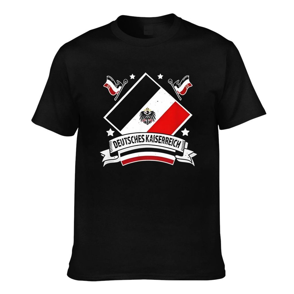 Custom Printing German Empire Flag German Empire Reich Eagle Mens Tee