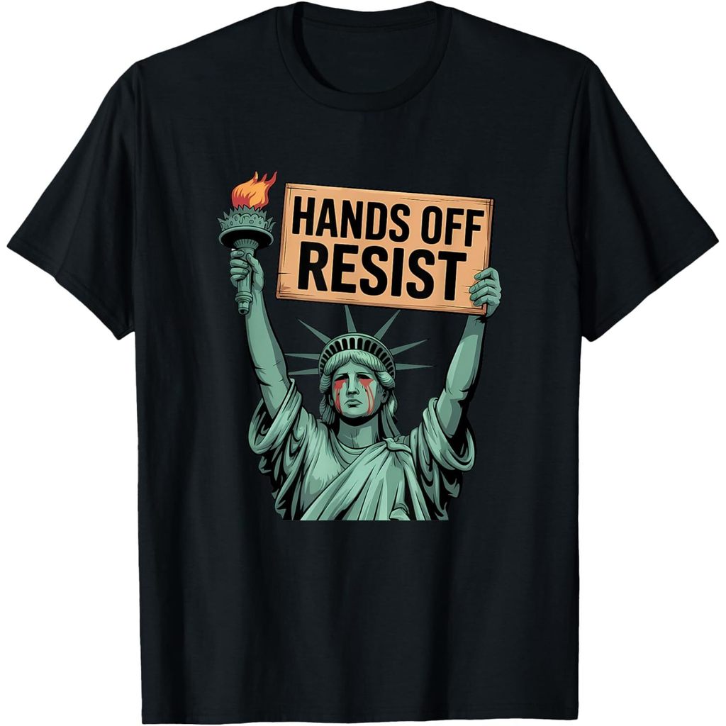 Hands Off Protest Social Security Medicare Protest Resist เสื้อยืด