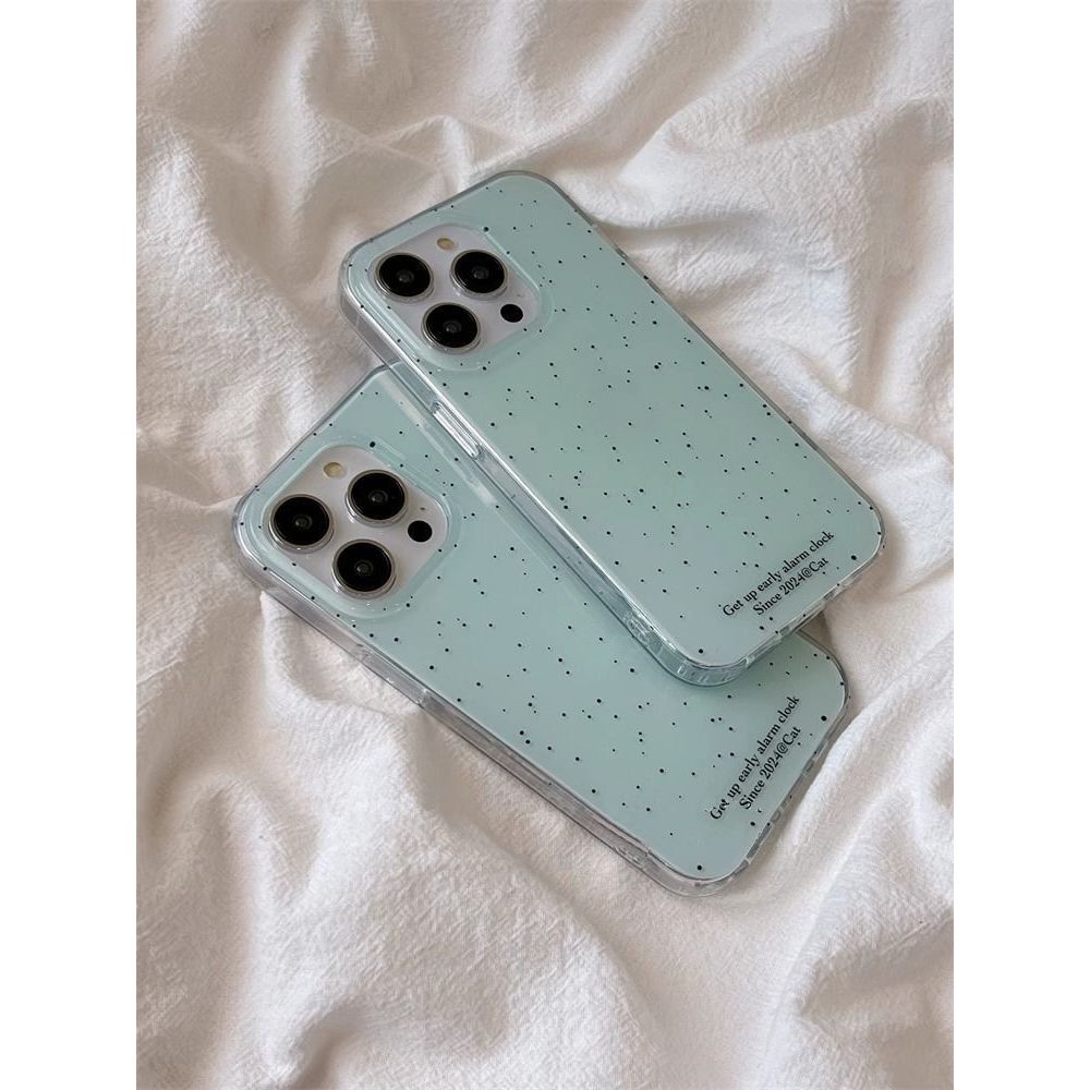 HIJAU Green Dot สีทึบสีดํากรณี Hp Infinix Hot 60 Pro Plus Tecno Spark GO2 GO3 Camon 40 Pro Pova 7 5G