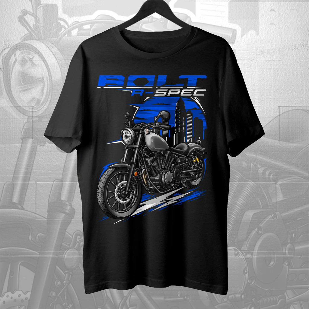 เสื้อแข่งเสื้อยืด Yamaha Bolt R-Spec