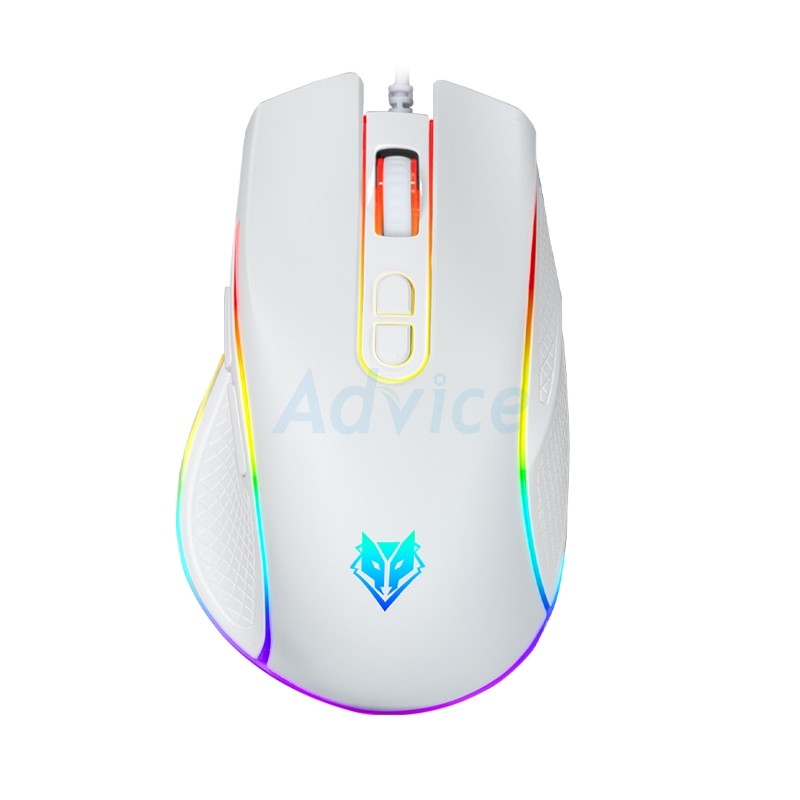 เมาส์เกมมิ่ง NUBWO NM-102 สีขาว USB มีสาย