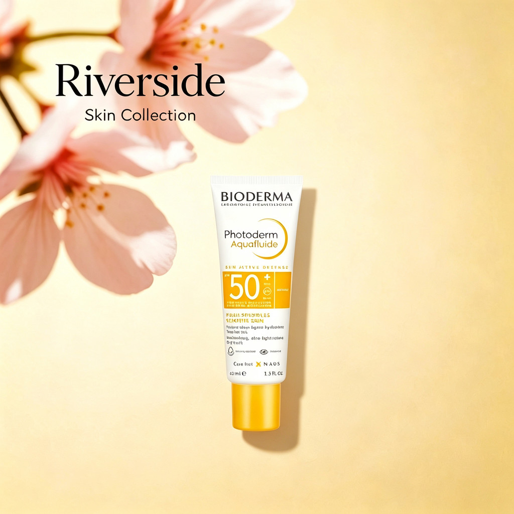 Bioderma Photoderm Aquafluide SPF50+ ครีมกันแดดชนิดน้ําเนื้อบางเบาสําหรับผิวแพ้ง่าย