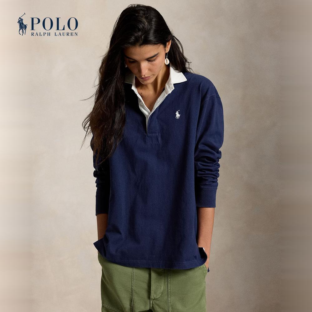 Polo Ralph Lauren เสื้อโปโลผู้หญิง รุ่น WMPOKNINC020246 สีกรมท่า