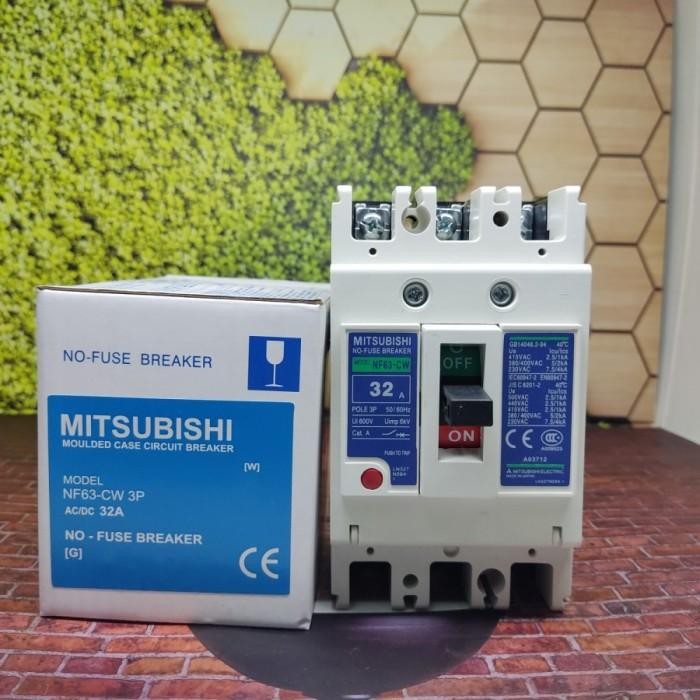 MCCB NFB เบรกเกอร์ Mitsubishi NF-63CW NF63CW NF63-CW 25A 25 A