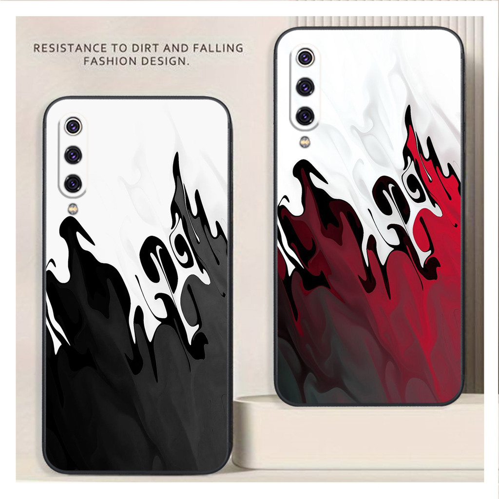 เคส Xiaomi Mi 9 / MI 9 SE พร้อมลวดลายเรียบง่ายหรูหราเพื่อปกป้องกล้อง