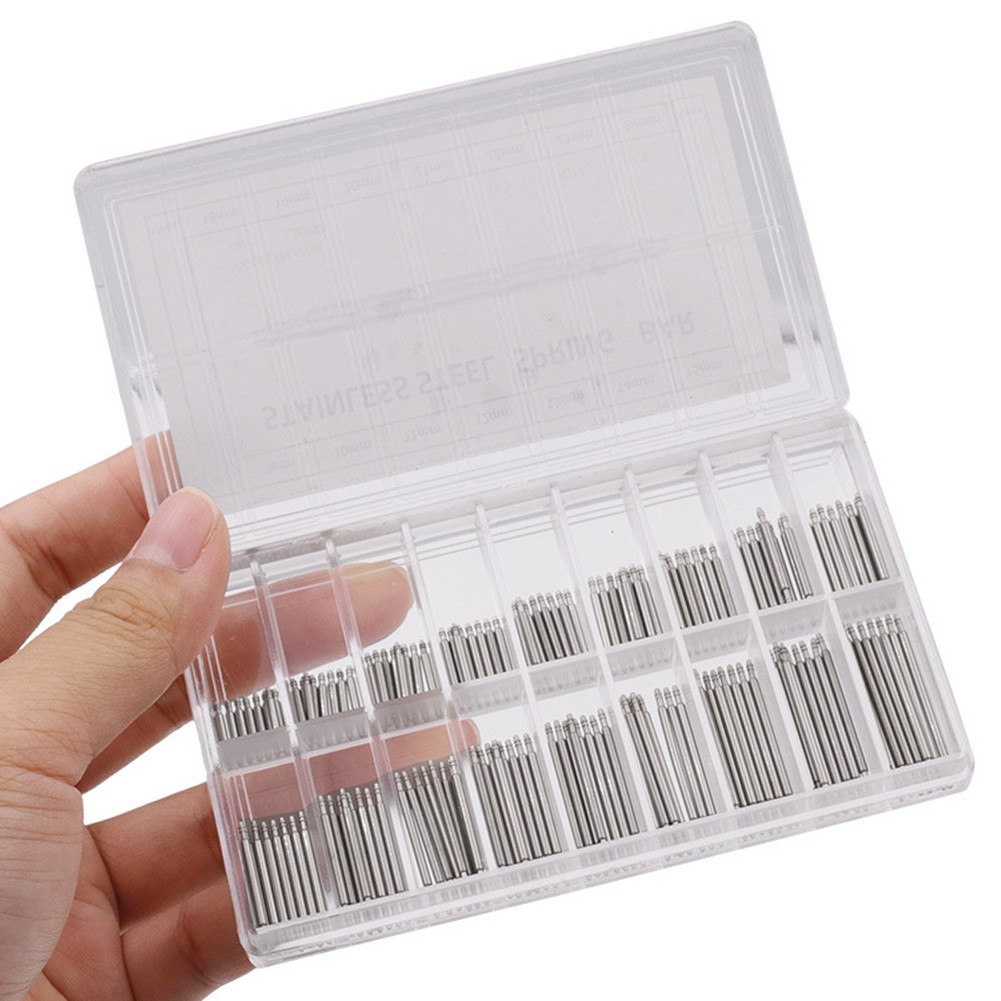 (JELLYYD) สายนาฬิกาสแตนเลสสปริงบาร์ Link Pins ชุดเครื่องมือซ่อม 144 ชิ้น