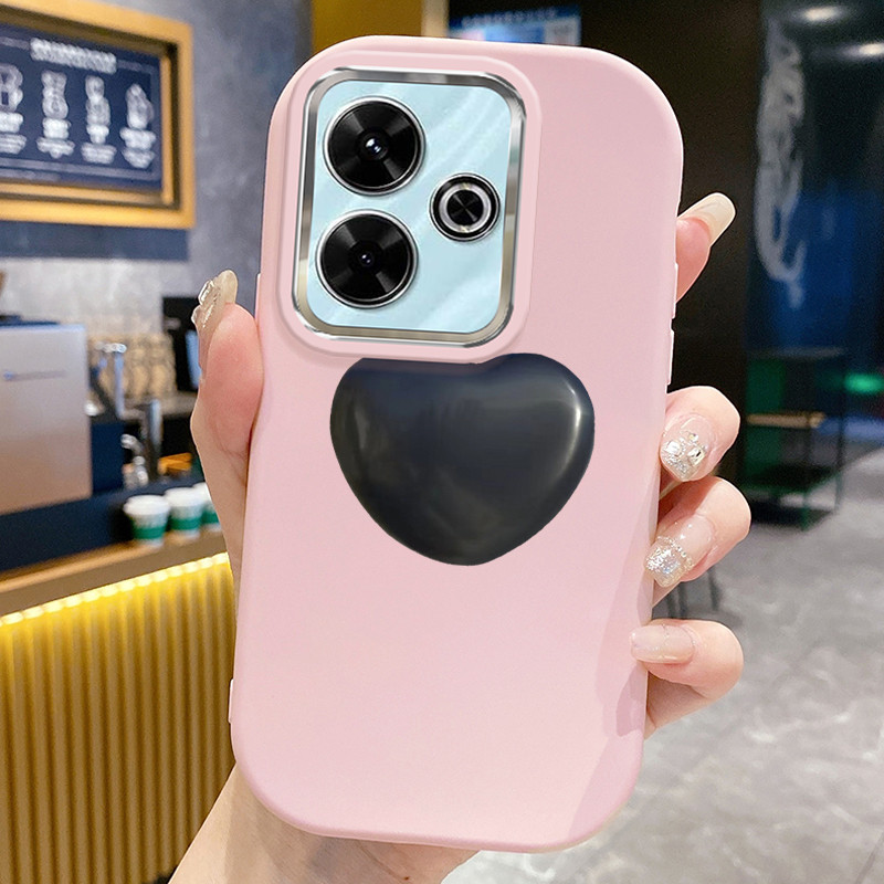 เคส ใช้ได้กับ Xiaomi Redmi 13 4G 13 5G 13C POCO C65 แฟชั่นเคสหัวใจ