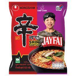 💥 นงชิมนู้ดเดิ้ลซุปเจ๊ไฝต้มยำ 123กรัม 🔔 Nongshim Jayfai Tomyum Flavor 123g.
