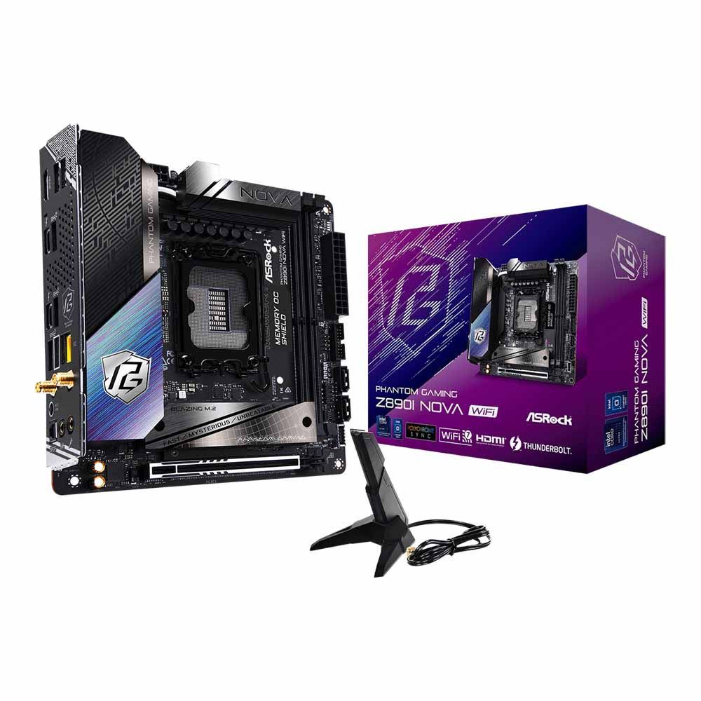 MAINBOARD (เมนบอร์ด) ASROCK Z890I NOVA WIFI - INTEL SOCKET 1851 DDR5 MINI-ITX \