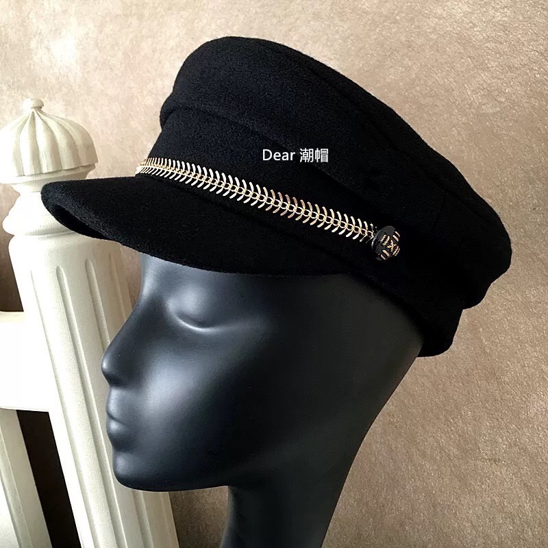 Burberry777TB หมวกถักนิตติ้งปักลาย