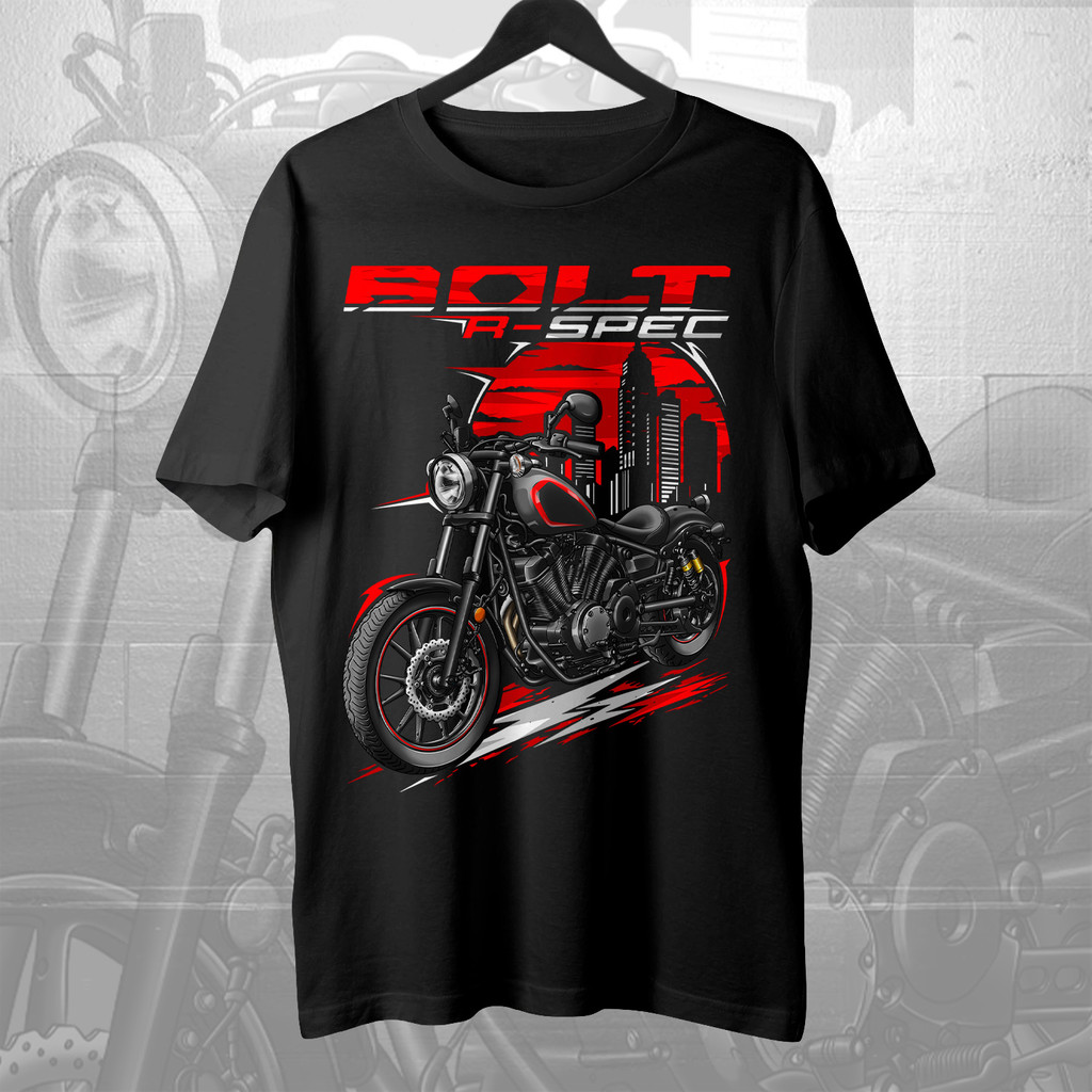 เสื้อแข่งเสื้อยืด Yamaha Bolt R-Spec