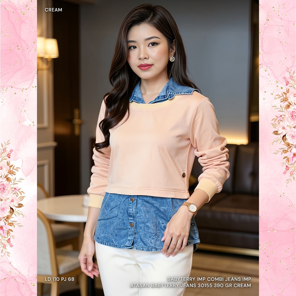 BABYTERRY JEANS TOP 30155 390 GR Direct Order