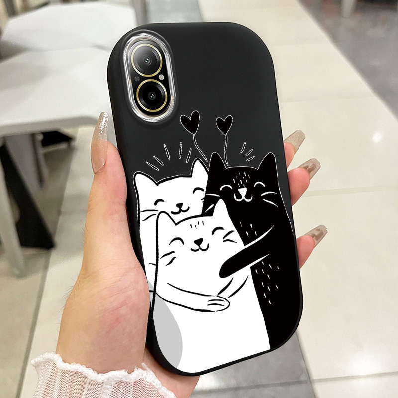 เคส ใช้ได้กับRealme C67 เคสแมวน่ารัก