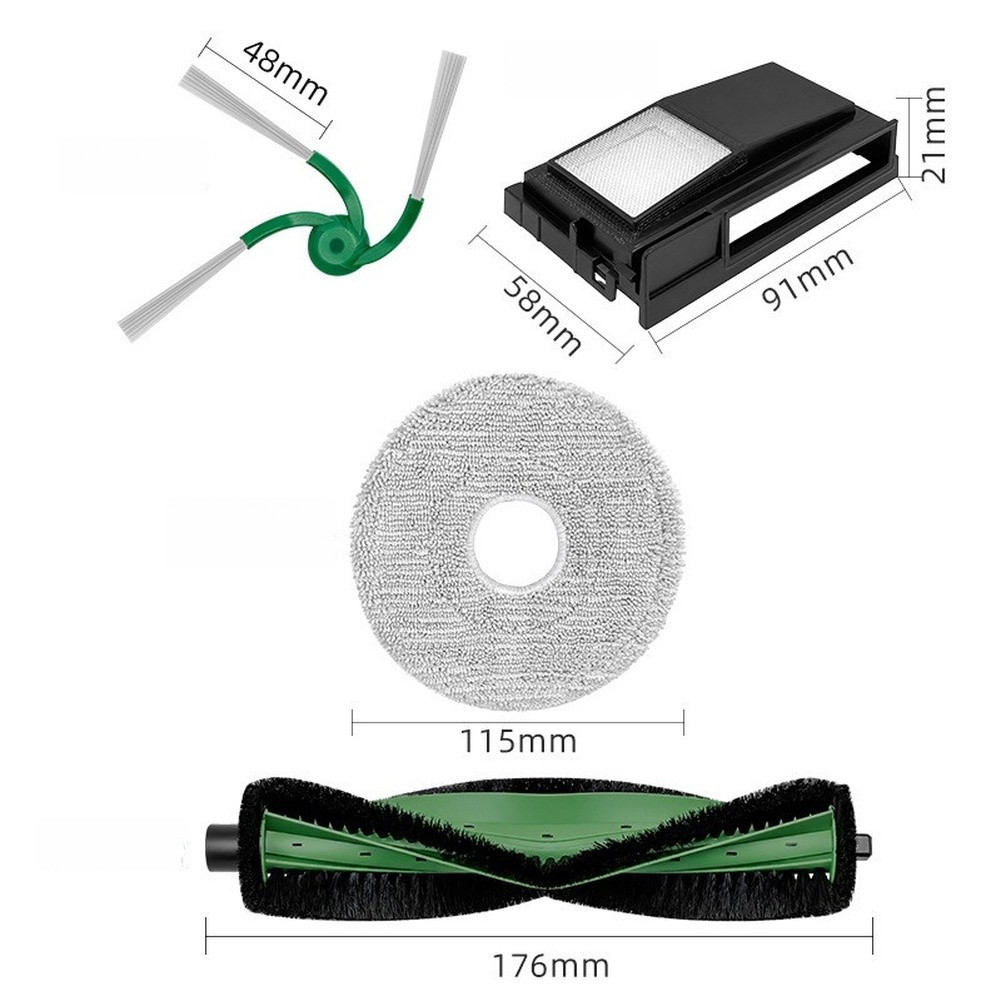 8NEWFor Roomba 415 สําหรับแปรงข้างคอมโบ 8-Pack Replacement