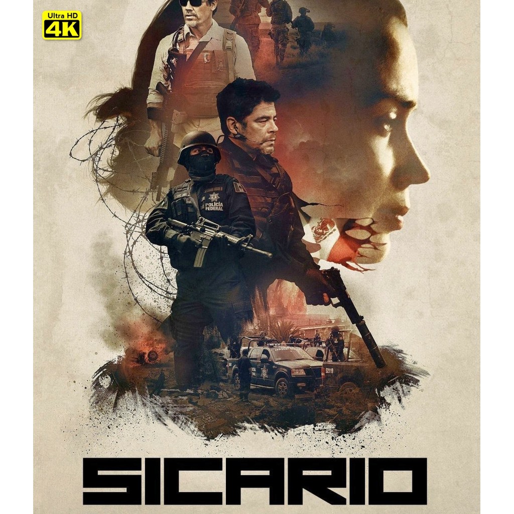4K - Sicario (2015) 4K UHD ⭐7.4/10 Emily Blunt