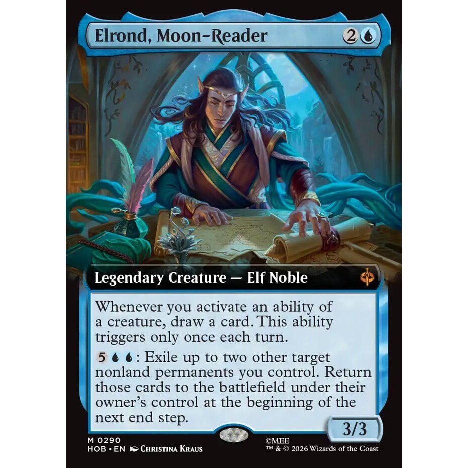Elrond, Moon-Reader การ์ด Magic the Gathering [MTG] ของแท้