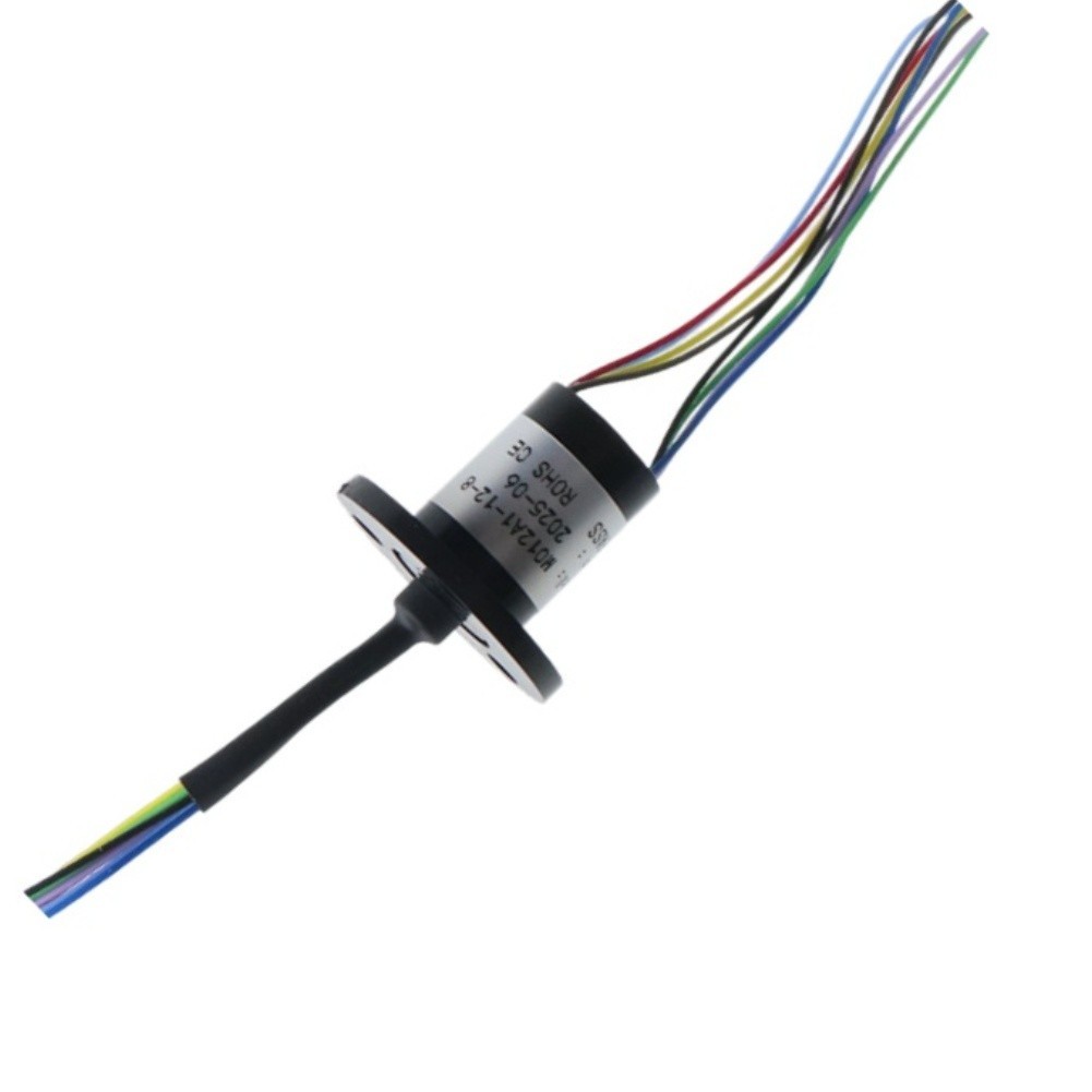 8NEWMiniature Slip Ring 2/4/6/8 Channel 2A 12.5 มม.หมุนโต๊ะรับประทานอาหารแหวนสลิป
