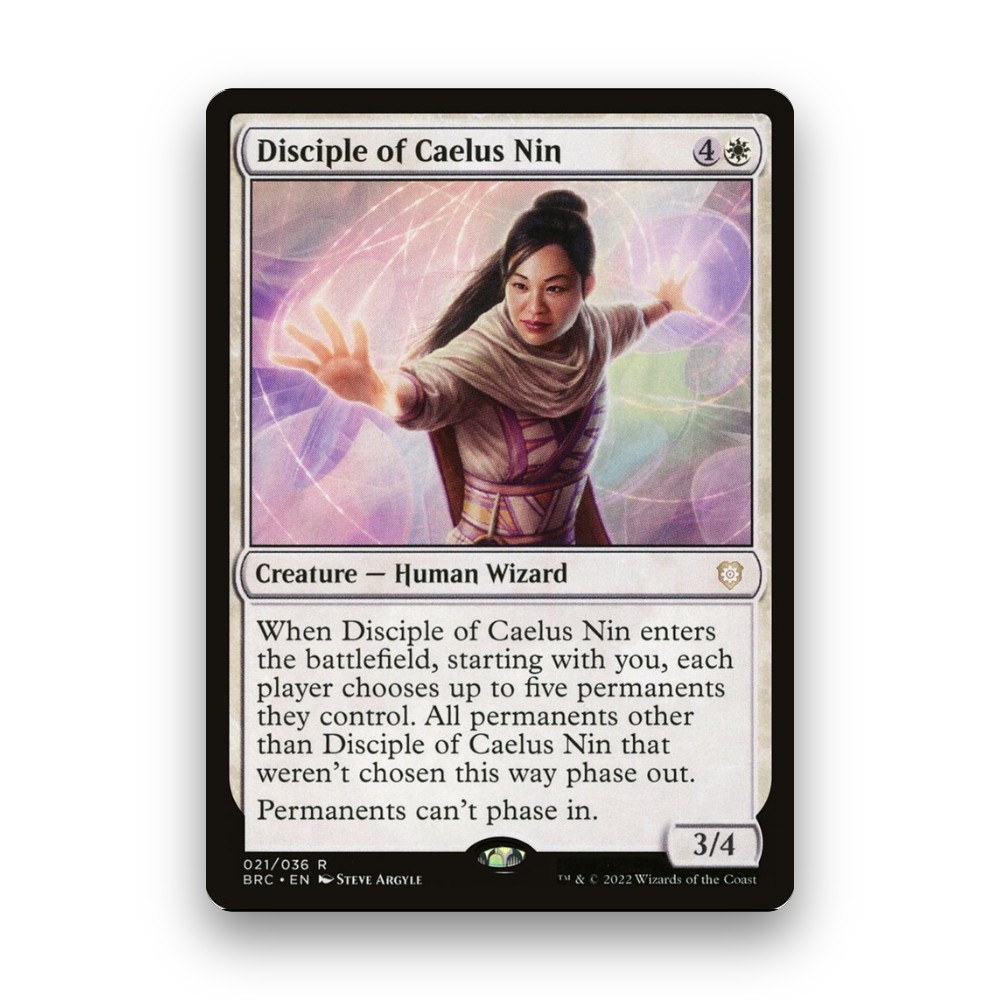 [MTG] Disciple of Caelus Nin (#21) [BRC] [WHITE] [RARE] | Magic the Gathering