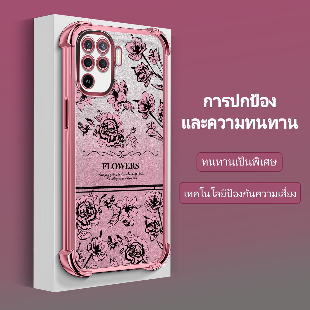 กันกระแทก เคส For OPPO A94 Reno 5F เคสมือถือ Phone Case เคสโทรศัพท์ เคสนิ่ม เคสกันกระแทก Soft TPU FS