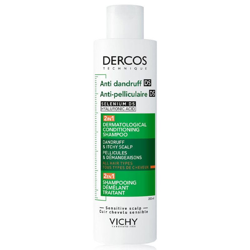 Vichy Dercos Anti Dandruff Ds 2 In 1 Conditioning Shampoo 200ml. (วิชี่)
