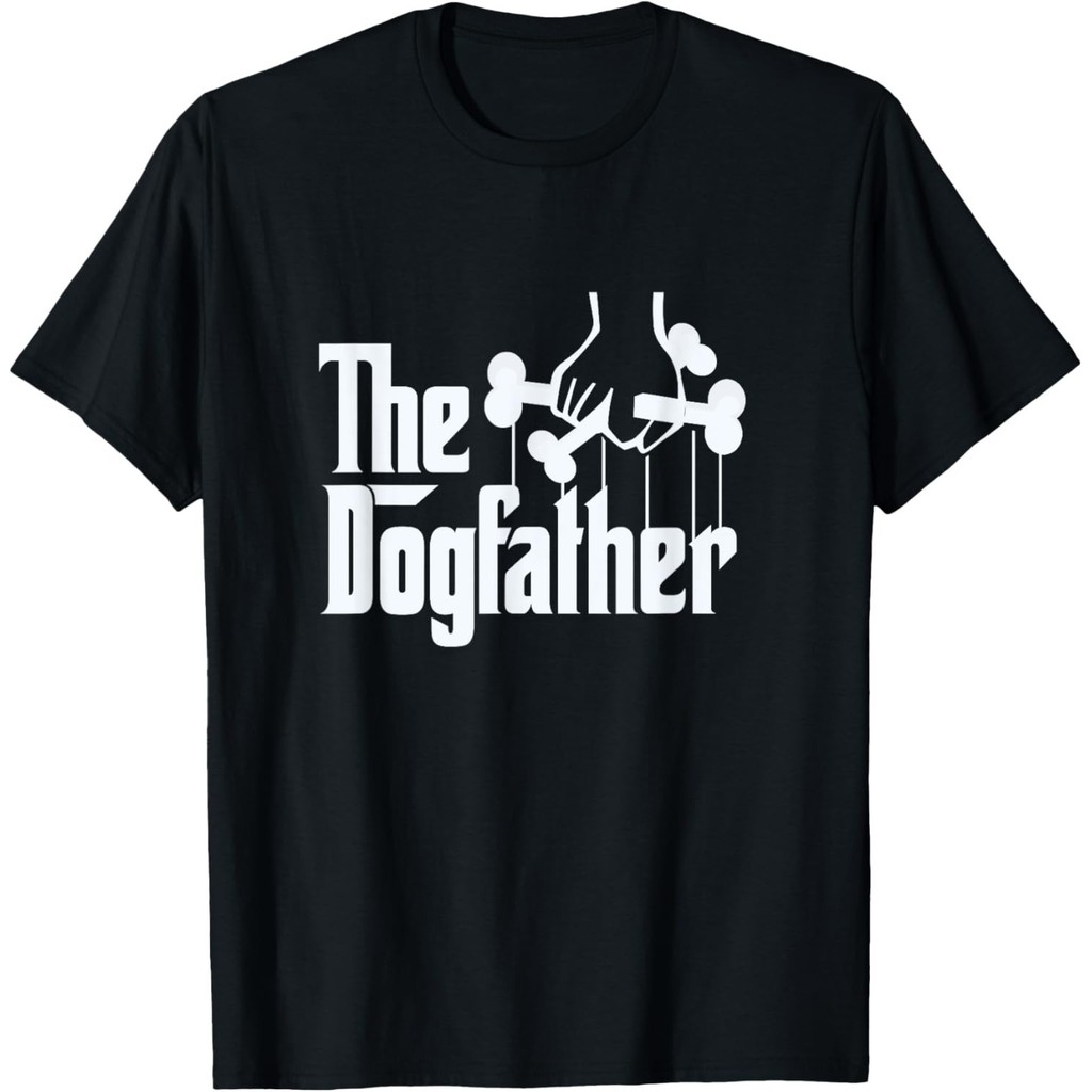 The Dogfather Dog Dad Fathers Day Dog Lover เสื้อยืด Unisex