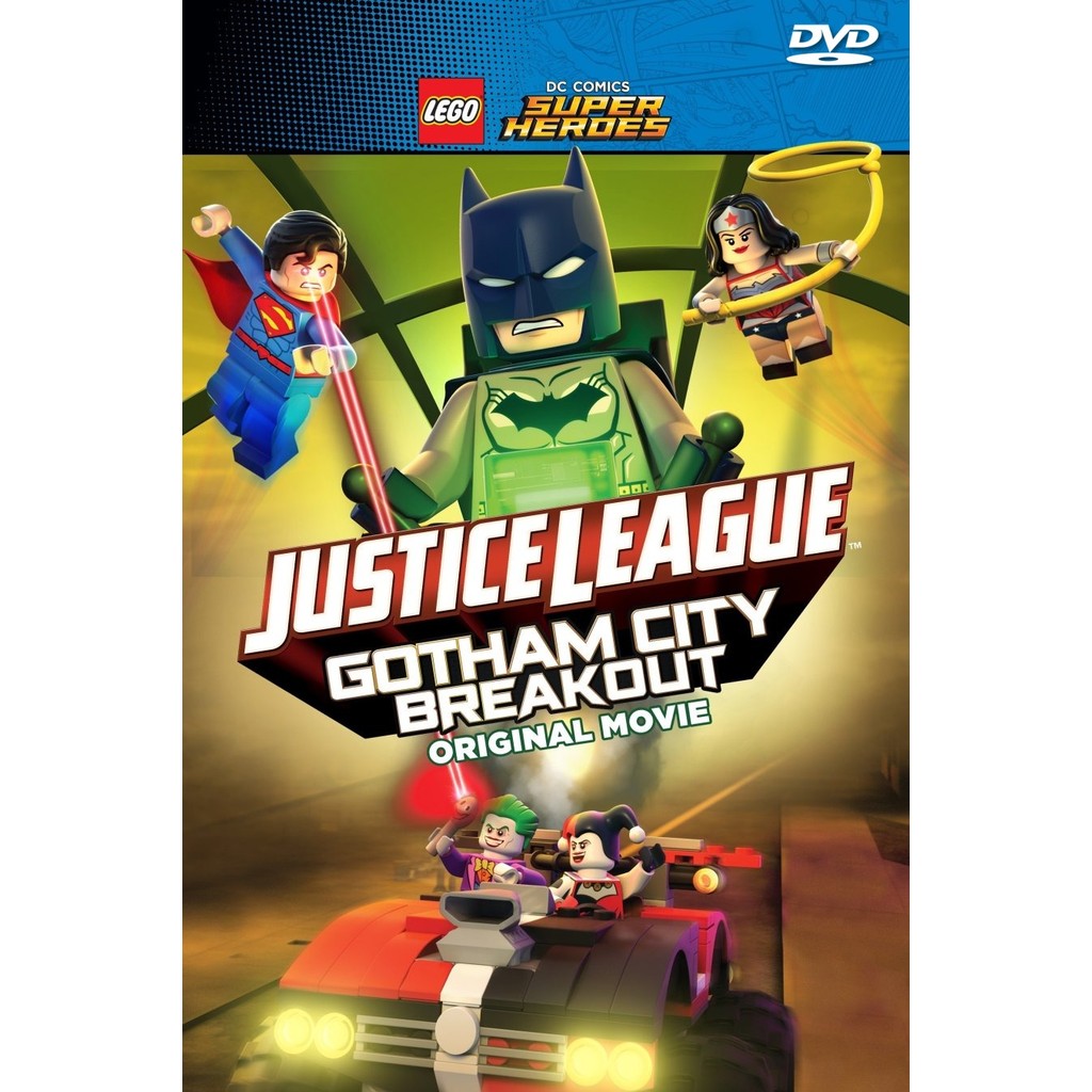 แผ่น DVD LEGO DC Comics Super Heroes: Justice League - Gotham City Breakout พากย์ไทย