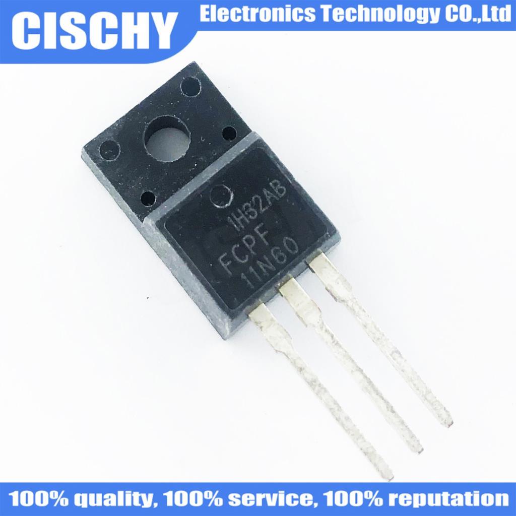 5 ชิ้น/ล็อต FCP11N60 TO220 SPA11N60C3 FCPF11N60 P11NM60FP SPA11N60C3 11N60 TO-220F ในสต็อก