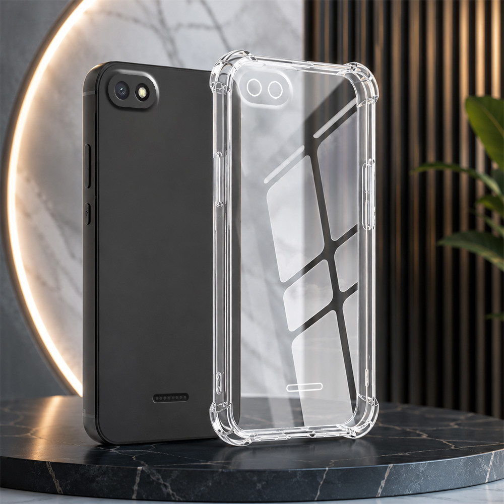 เคส tpu สีดํา Xiaomi Redmi 4A / 5A / 6A vs โปร่งใสยืดหยุ่นเพื่อจํากัดการตก