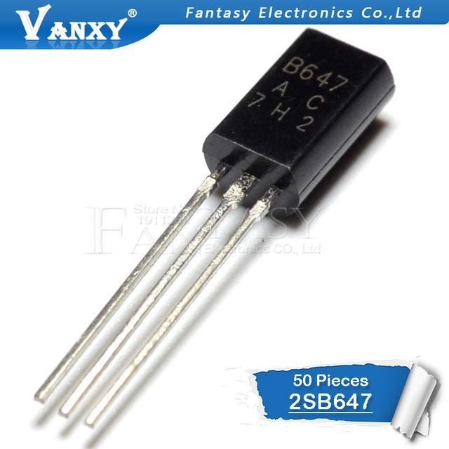 50 ชิ้น 2SB647AC 2SB647A TO92 2SB647 TO-92L B647 Triode novo e