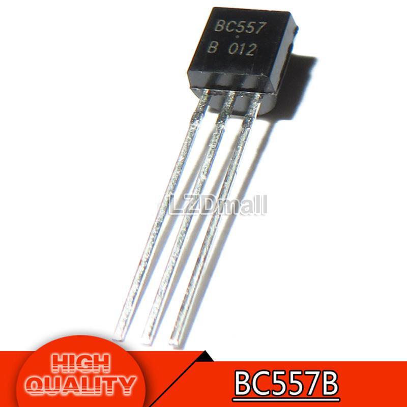 100 ชิ้น BC557 TO-92 BC557B 557B Triode ทรานซิสเตอร์ใหม่