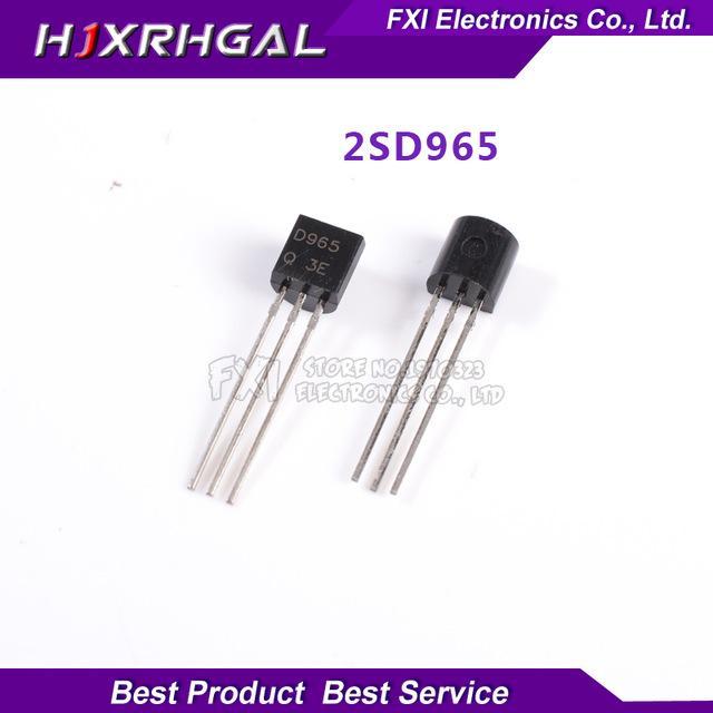 50PCS 2SD965 D965 TO-92 TO92 ทรานซิสเตอร์ไตรโอดใหม่