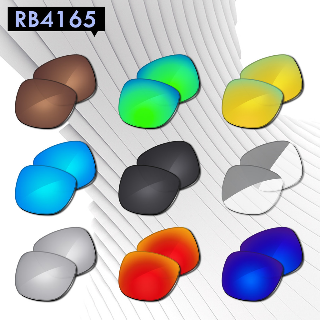 เลนส์สํารอง POLARIZED สําหรับ RB4165 51mm Sunglass - รับประกัน Precision Fit