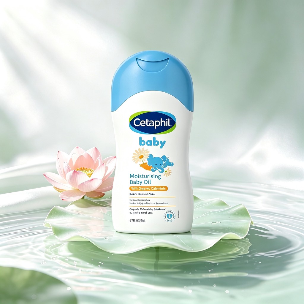 Baby Moisturizing Oil Organic Calendula 8H Moisture Lock Hydrating Nourish Delicate Infant Skin Jojo