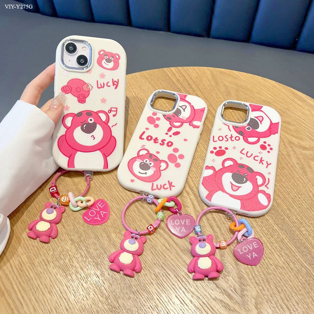 เคส For VIVO Y27 Y27S Y28 Y28S Y29 Y30 Y33S Y33T 4G 5G เชือกเส้นเล็ก ฟรีเชือกเส้นเล็ก ลายการ์ตูน GSK