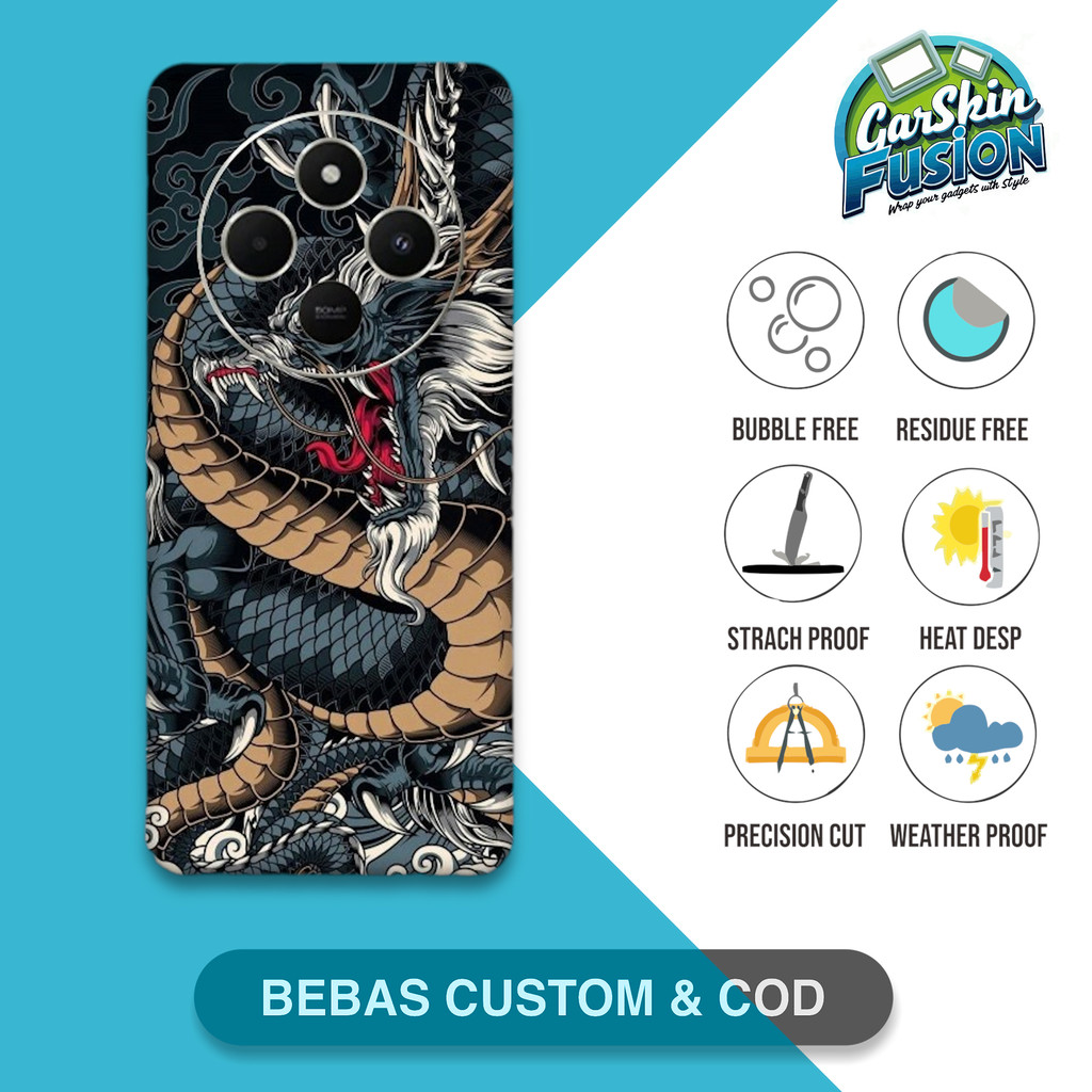 Garskin Skin Poco C75 Dragon เคสกันรอย | By Fusion Code - 3Q8