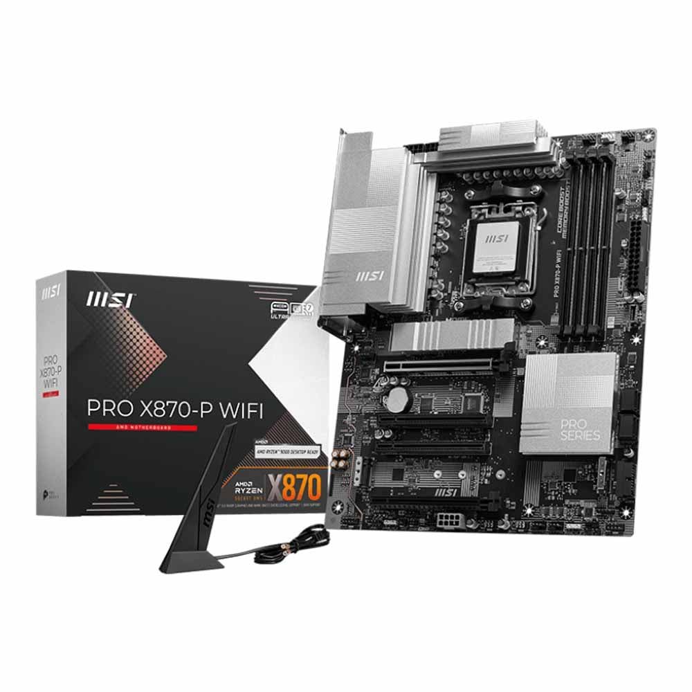 MAINBOARD (เมนบอร์ด) MSI PRO X870-P WIFI (AMD SOCKET AM5 DDR5 ATX) ++