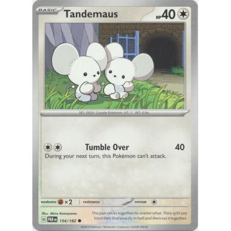 การ์ด Pokemon Tandemaus - 154/182 - ทั่วไป