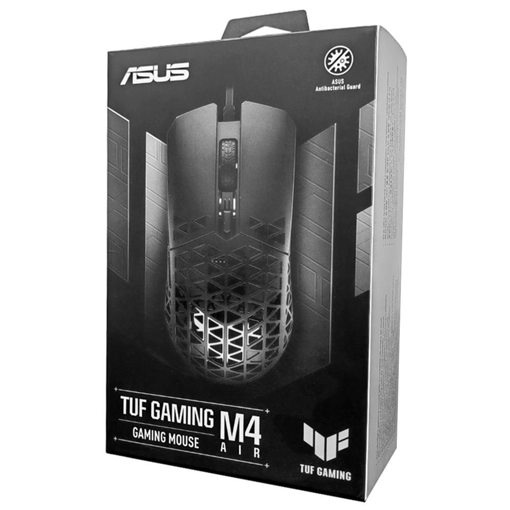 ASUS TUF Gaming M4 Air Wired Optical Gaming Mouse P307 (Black) - 16000 DPI