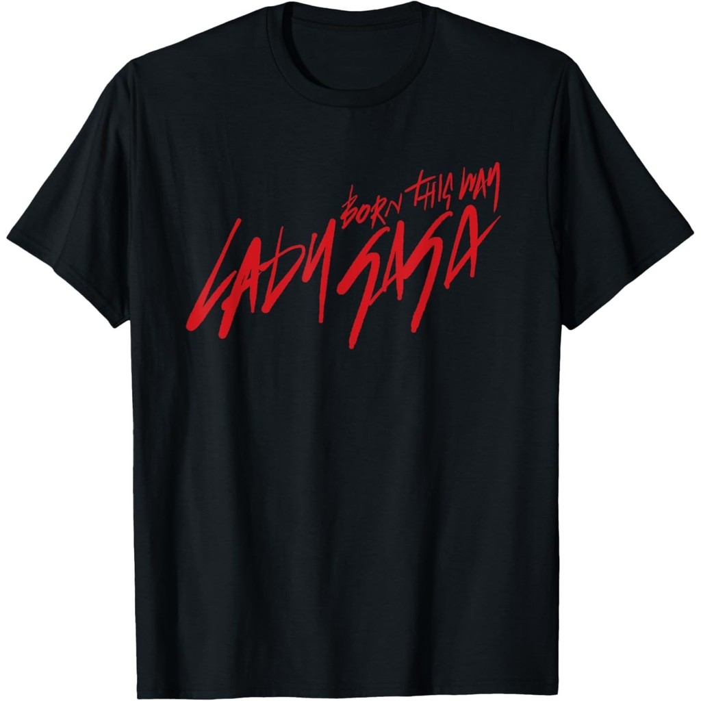 เสื้อยืดโลโก้ Lady Gaga Born This Way