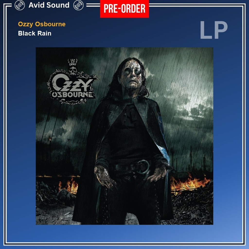 Pre-Order แผ่นเสียง Ozzy Osbourne Black Rain ใหม่ ซีล Ozzy Osbourne Vinyl LP
