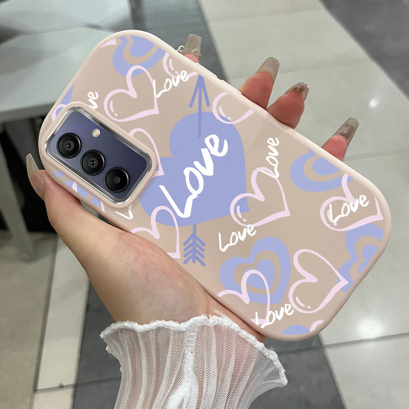 เคส ใช้ได้กับ Samsung A15 4G A15 5G A14 5G A14 4G เคสหัวใจน่ารัก
